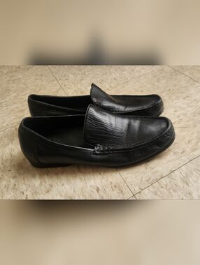 Men's Black Leather Slip-On Cole Haan Loafers